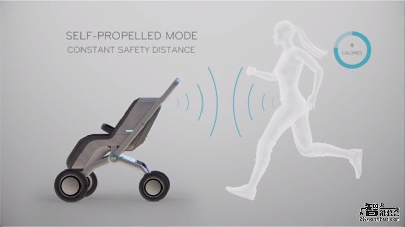 妈妈的好帮手！这个婴儿车会自己跟着你跑 智能公会