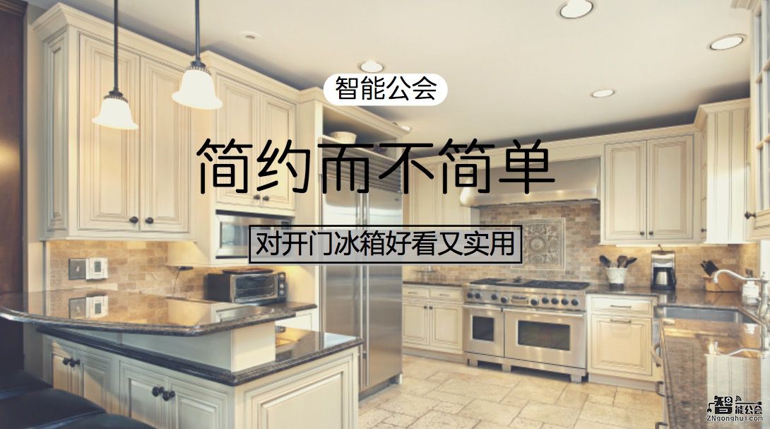 简约而不简单 对开门冰箱好看又实用 智能公会