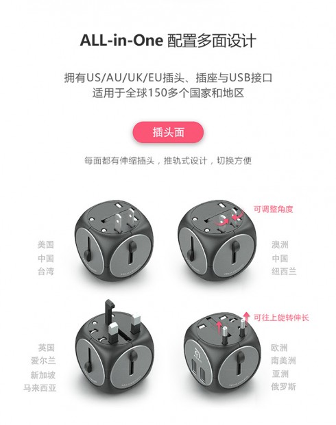 这款旅行转换器 好像你小时候丢来丢去的沙包 智能公会