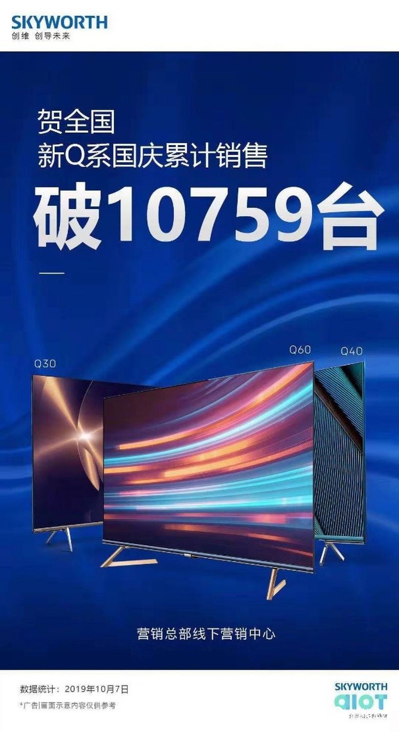 创维高端系列电视国庆期间销量 那叫一个生猛 智能公会