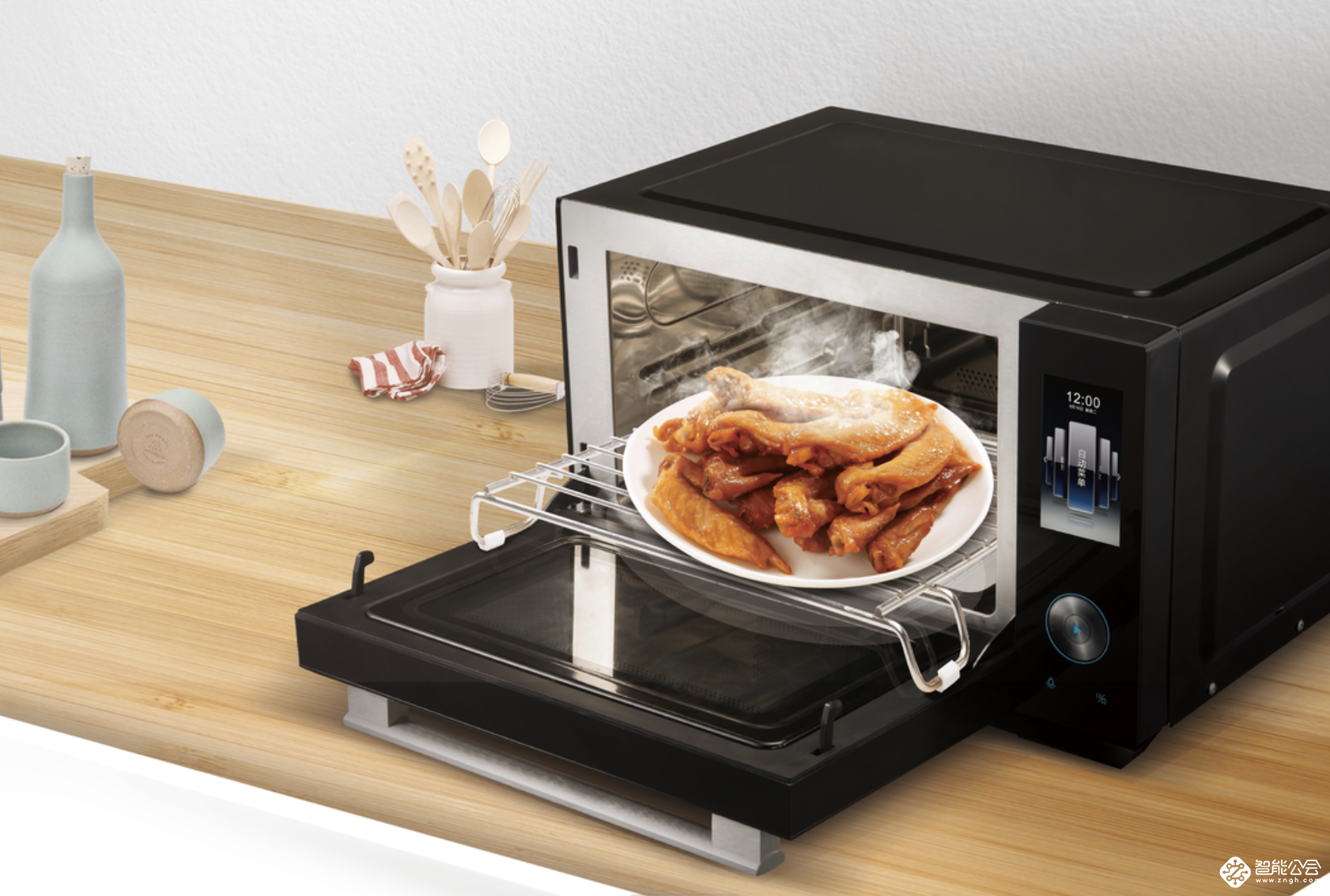国民家电格兰仕重镑首发微烤一体机 智能公会