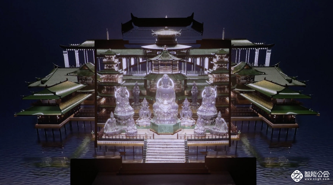  Vidda×广州美院，激光投影再现传统造像文化 智能公会