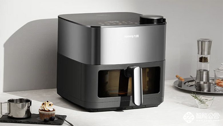 告别手动翻面！九阳V589空气炸锅：双热源+易清洁太香了 智能公会