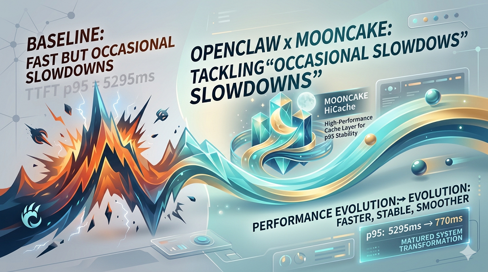 OpenClaw接入Mooncake：卡顿降幅超80%，性能和架构双革新 智能公会