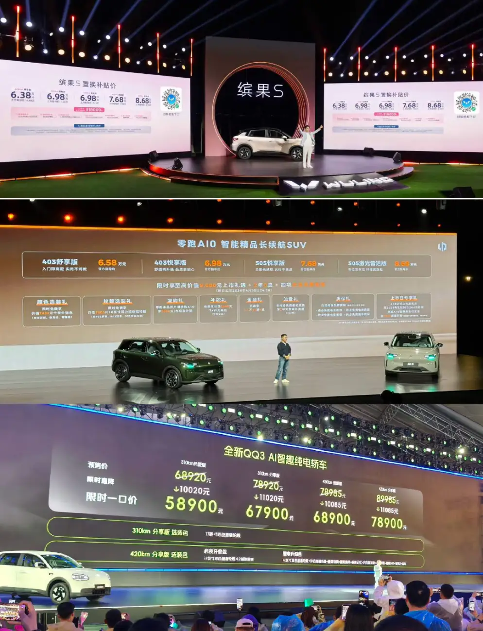 越跌越卷！入门级电车崩盘式下滑，五菱零跑奇瑞为何还敢逆势加码？ -1